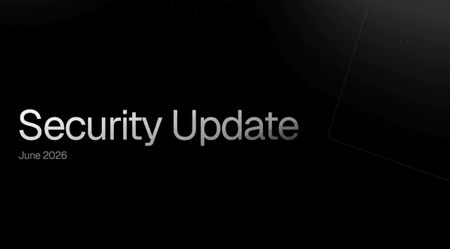 Security update: June 2026