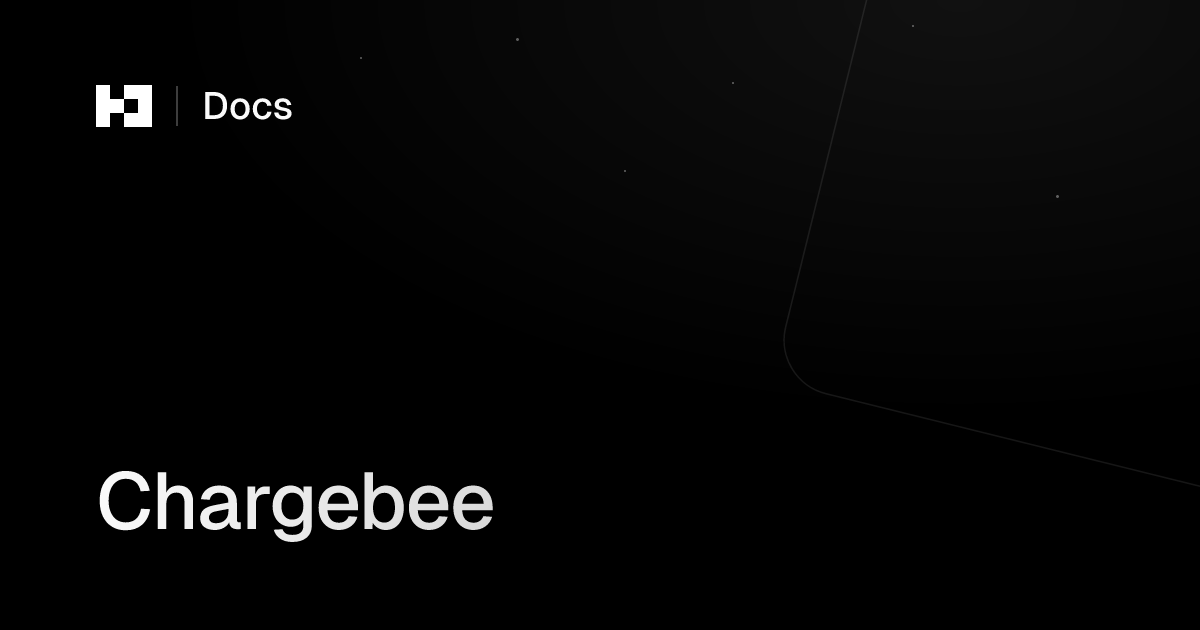 Chargebee | Better Auth