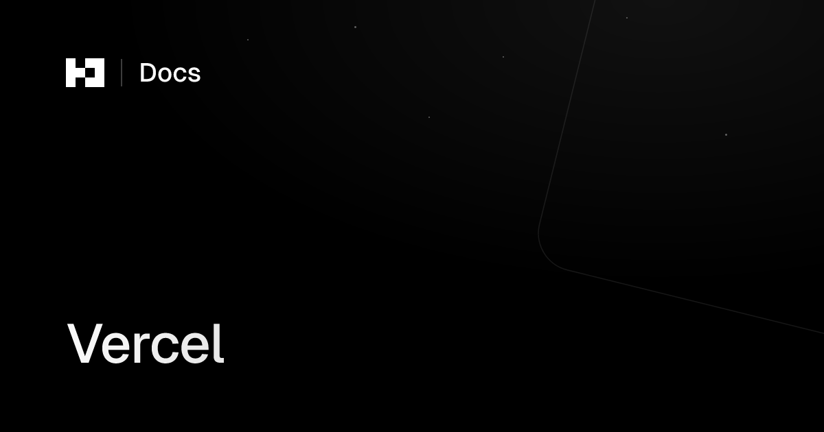 Vercel | Better Auth